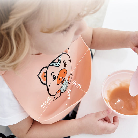 Bébé manger bavoirs bébé complément alimentaire bavoirs enfants enfants salive bavoirs imperméables Silicone Super doux nourriture riz poches