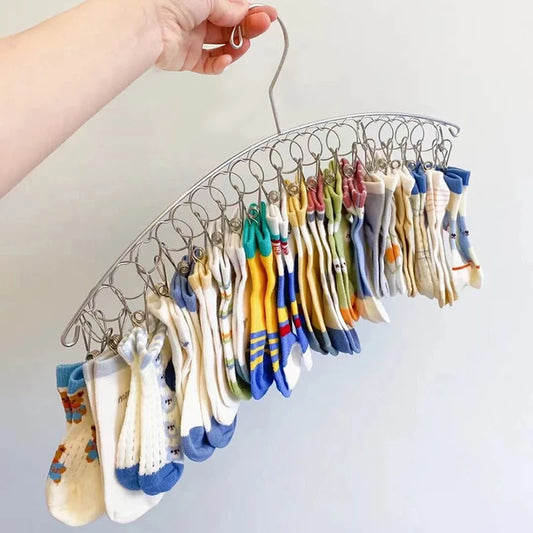 Rust-resistant stainless steel clothes hanger