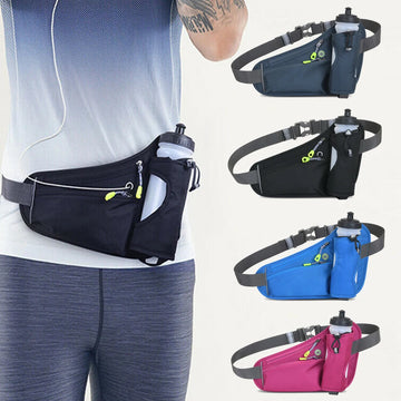 Running Waist Bags Water Bottle Holder Outdoor Camping Hiking Fitness Men Women Bicycle Cycling Belt Sports Fanny Packs