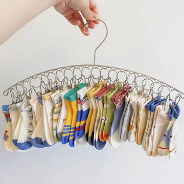 Rust-resistant stainless steel clothes hanger