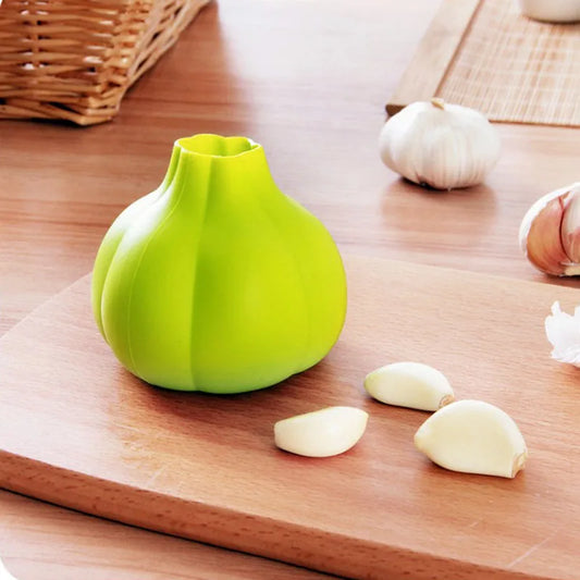 Silicone kitchen garlic peeler