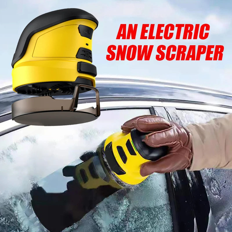 Cordless snow scraper