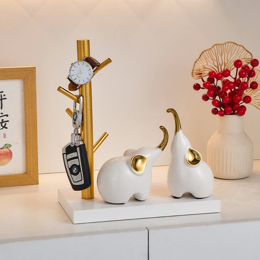 Luxury and creative elephant ornaments